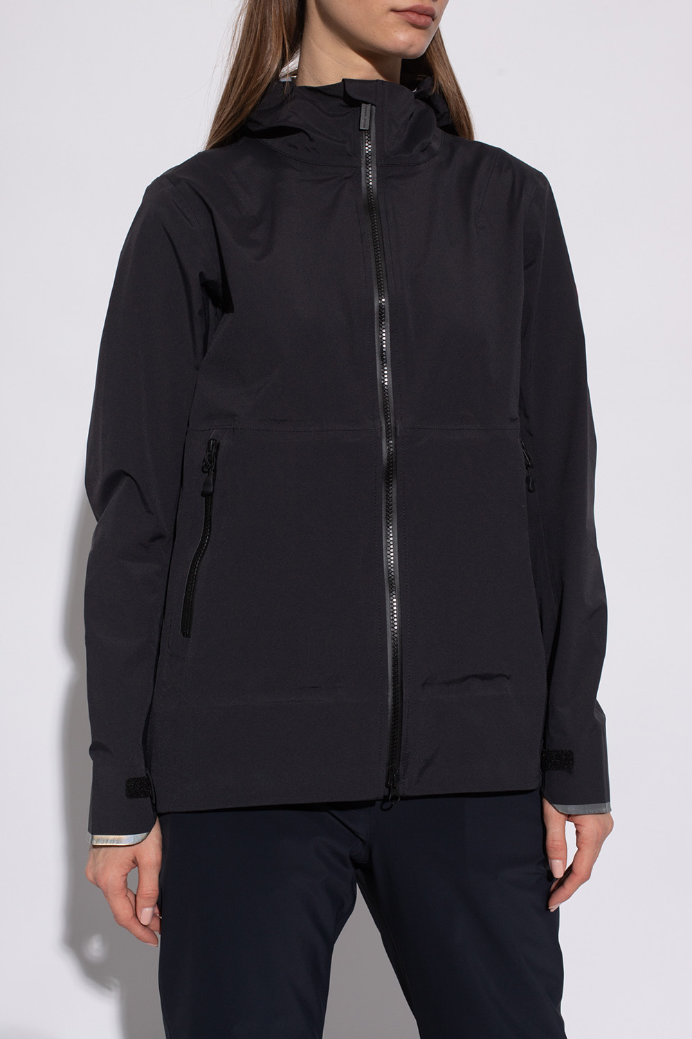 Black ‘Kenora’ hooded rain jacket Canada Goose Vitkac GB